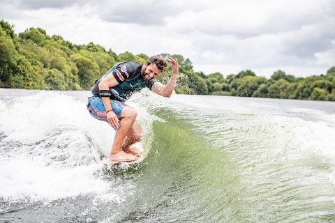 Matt Crowhurst at the 2022 Malibu Boats UK Wakeboard And Wakesurf Nationals - Photo Mantis Pro Media